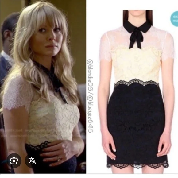 SANDRO Rozen lace dress